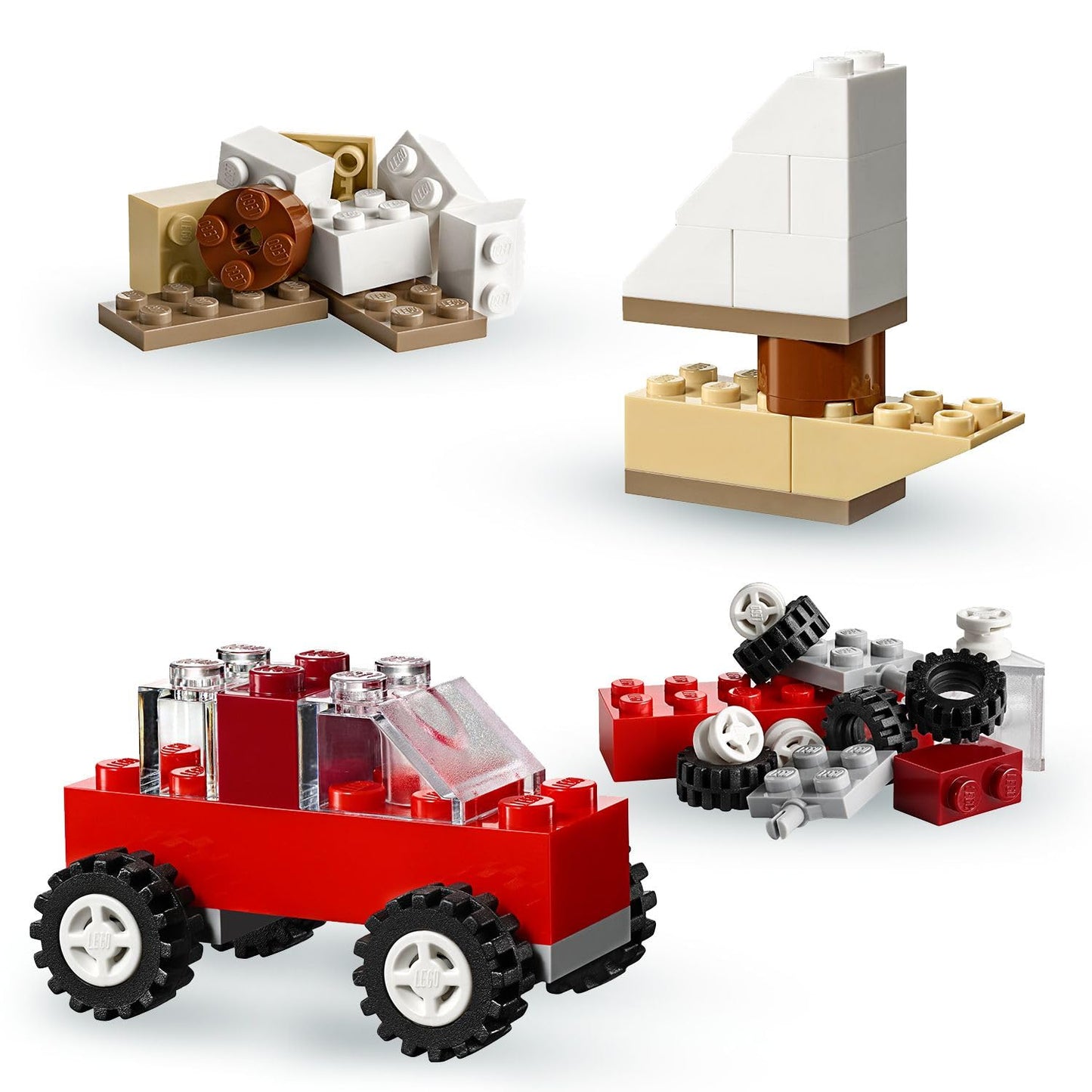 LEGO 10713 Classic Creative Suitcase with colorful building bricks for kids aged 4 and up, ideal for imaginative play.