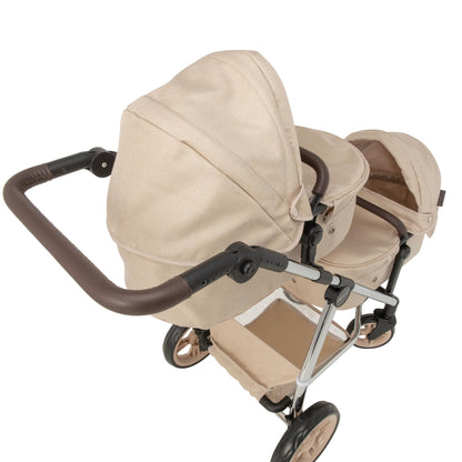 Premium Celuna Total Twin Pushchair | Pram, Stroller, Pushchair System With 9 Play Patterns | Double Dolls Pram Matching Changing Bag, Adjustable Height Handle And Multiple Seating Options | 3+