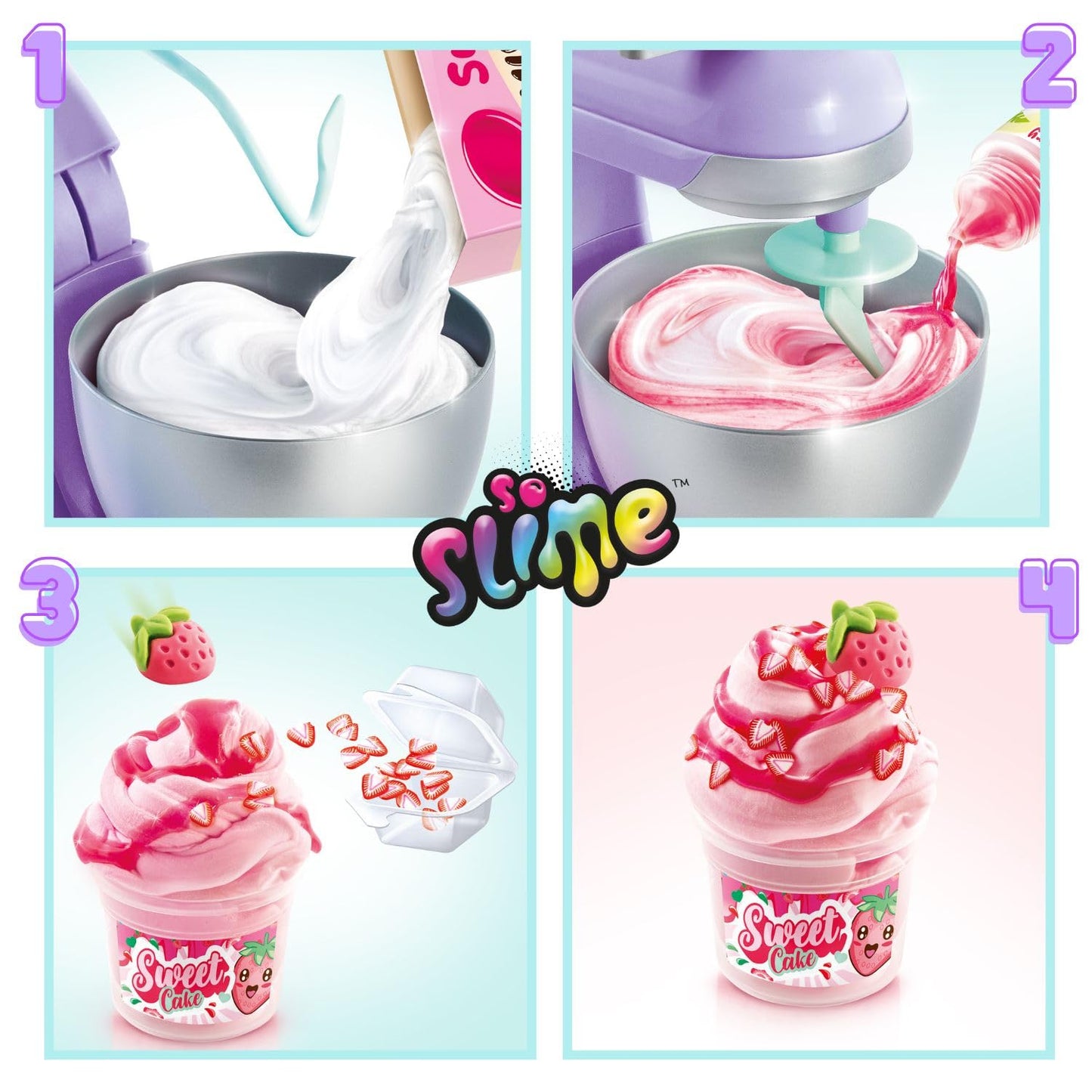 Canal Toys So Slime Yummy Twist & Slime real spinning mixer with bowl for kids to create colorful slime and fun recipes.