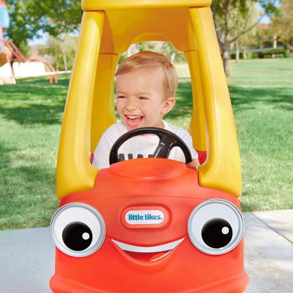 little tikes Cozy Coupe - Ride On for Kids with Real Working Horn, Clicking Ignition Switch, & Fuel Cap - For Kids 18+ Months