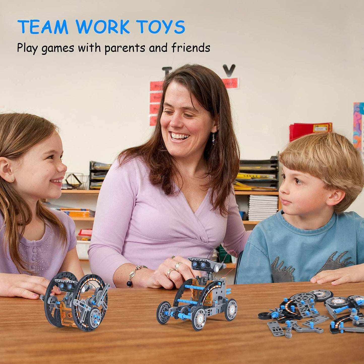 OMWay STEM 12-in-1 Solar Robot Toys, Science Kits for Kids Age 8-12,DIY Building Experiment Engineering Robotics Kit, Birthday Gifts for 9 10 11 13 14 Year Old Boys Teens, Grey