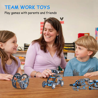 OMWay STEM 12-in-1 Solar Robot Toys, Science Kits for Kids Age 8-12,DIY Building Experiment Engineering Robotics Kit, Birthday Gifts for 9 10 11 13 14 Year Old Boys Teens, Grey