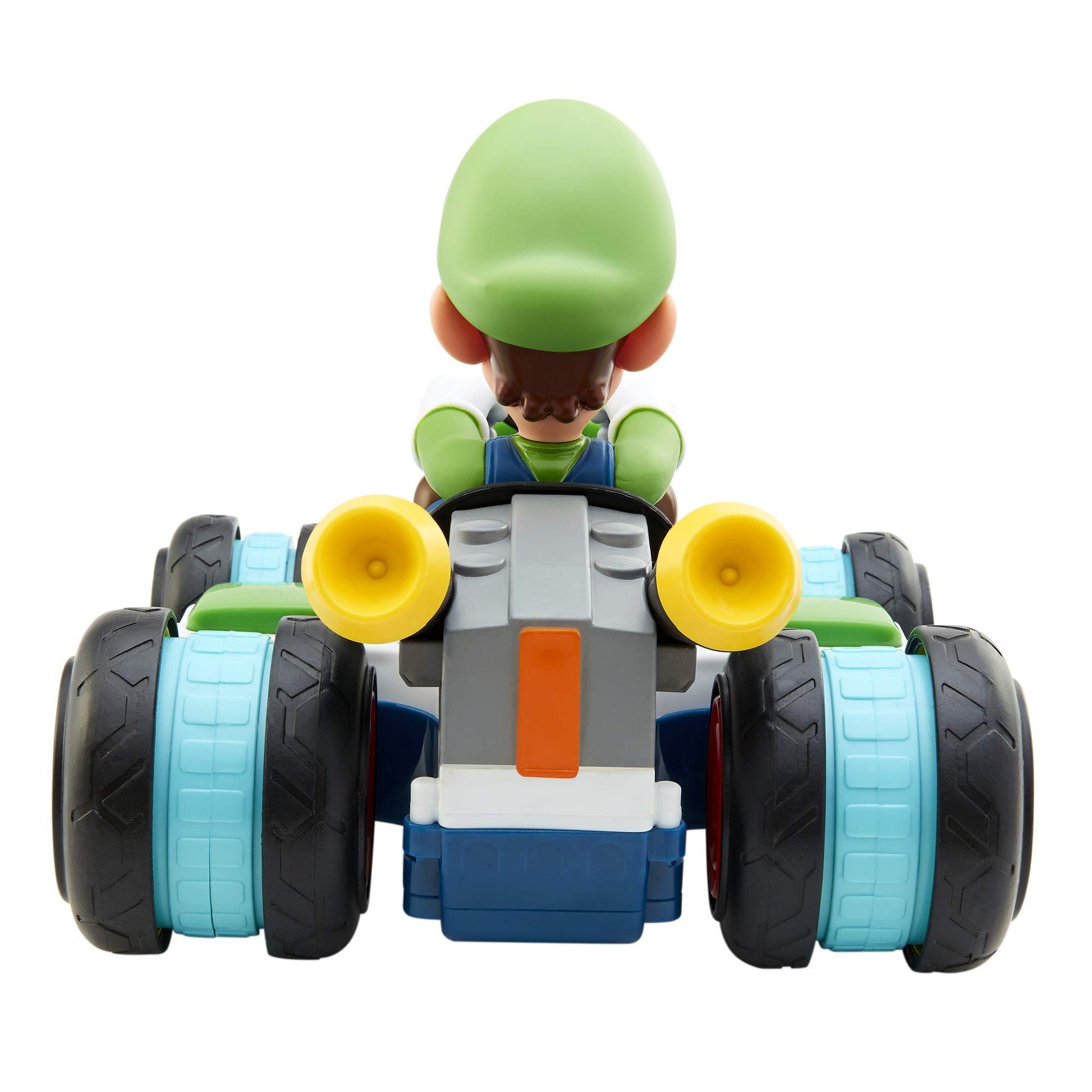 Nintendo Super Mario Kart 8 Luigi RC racer by Jakks Pacific with anti-gravity features, 360 spins, wheelies, drift, up to 100 ft range