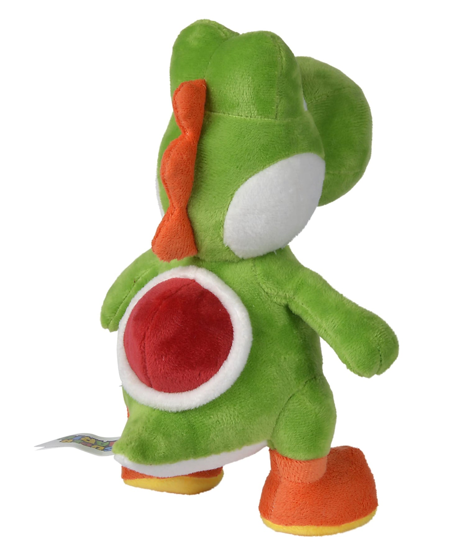 Super Mario Yoshi plush toy, 20 cm, soft and cuddly, featuring bright green colors and detailed stitching from Nintendo Super Mario.