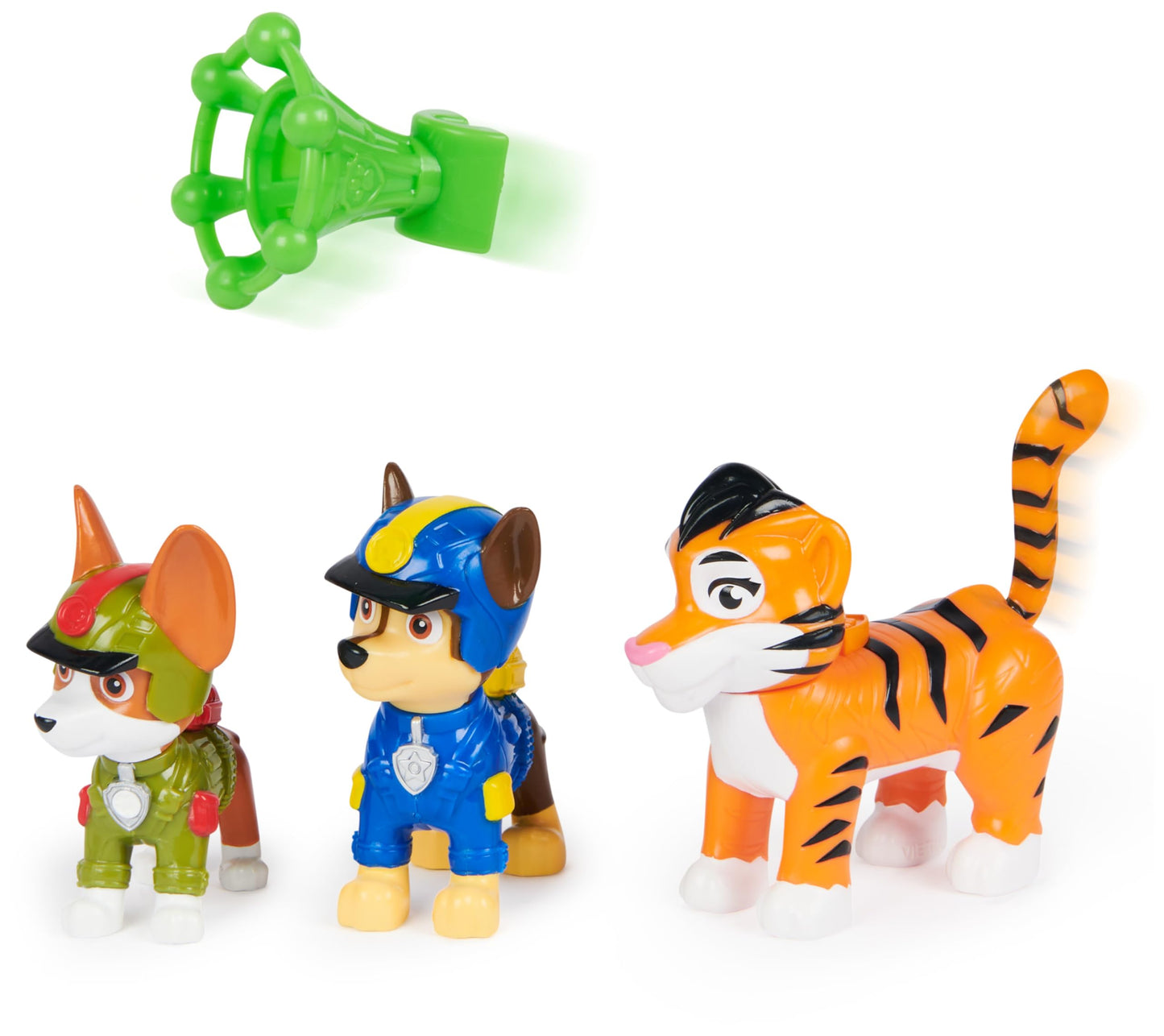 Paw Patrol: Jungle Pups Chase, Tracker & Tiger Action Figures with Projectile Launcher, Kids’ Toys for Boys and Girls Aged 3 and Up