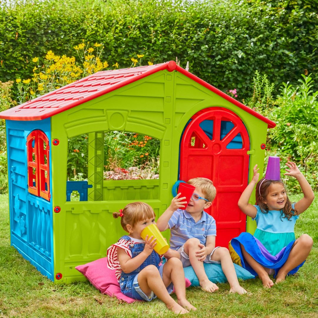 Children Playhouse Happy - 1,30 x 1,11 x 1,15 m Age 3+, Mayan