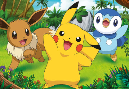 Ravensburger Pokemon jigsaw puzzles featuring colorful designs, suitable for kids aged 3 and up, 2x 24 pieces.