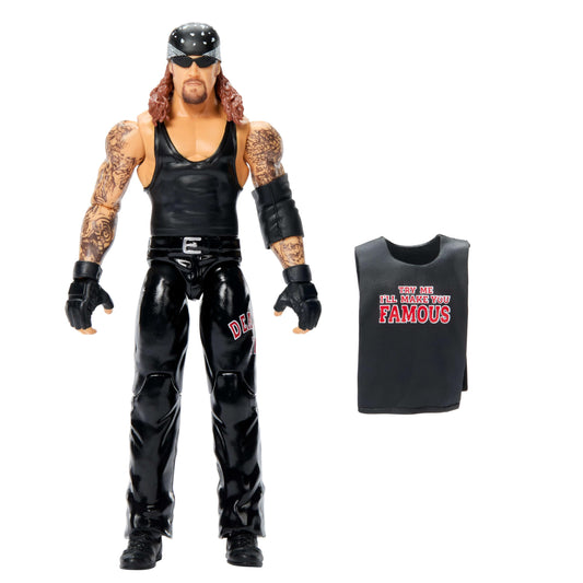 Mattel WWE Undertaker Action Figure, Main Event Series #161, 6-inch Collectible Superstar with 14 Articulation Points & Life-Like Look, JHH89