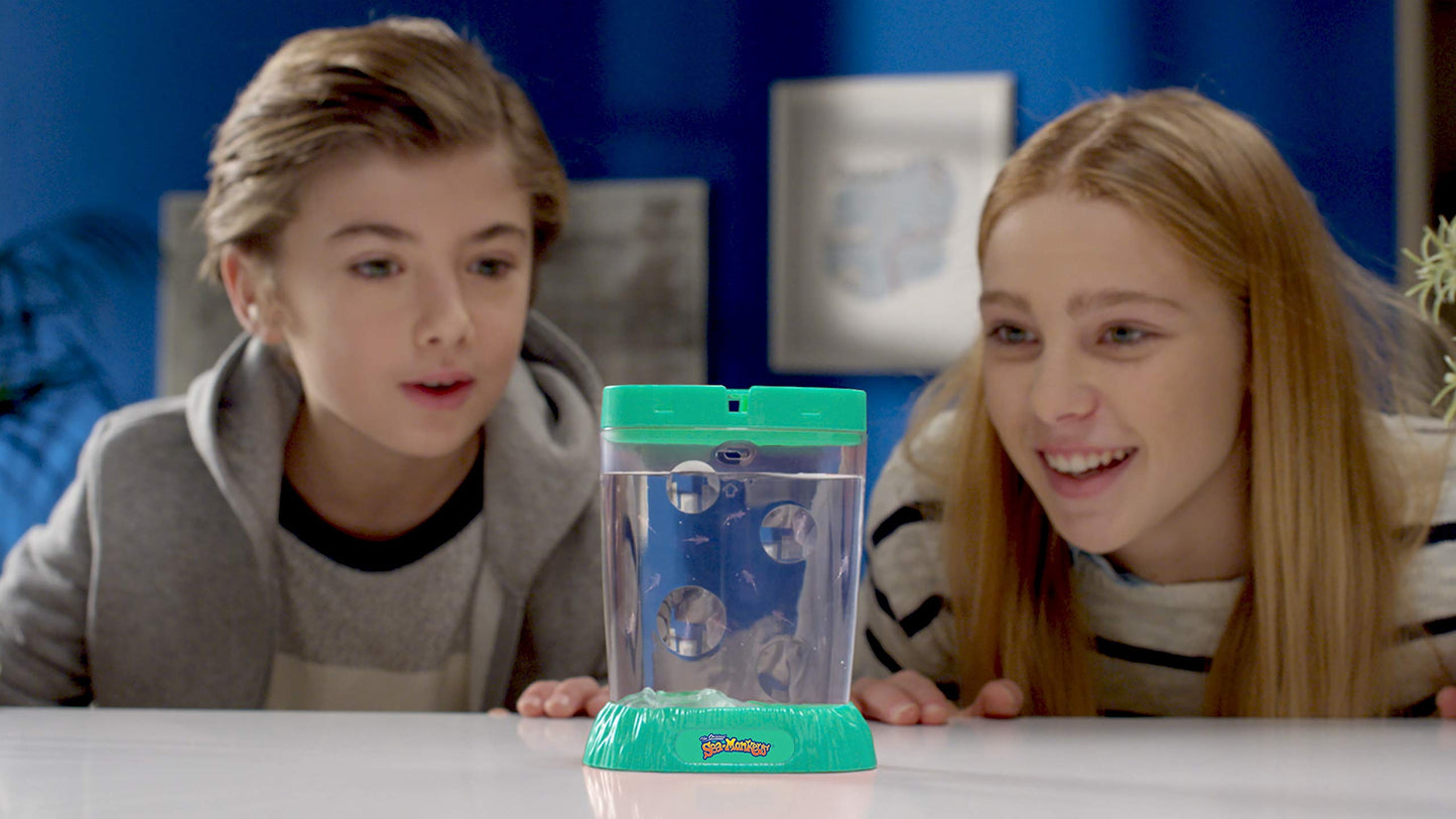 The Original Sea Monkeys - Ocean Zoo - Grow Your Own Pets Science Kit- Includes Eggs, Food, and Water Purifier, Color May Vary
