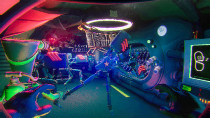 Screenshot of Murky Divers: PharmaCorps Edition for PS5 showing in-game underwater scene with divers exploring a murky environment.