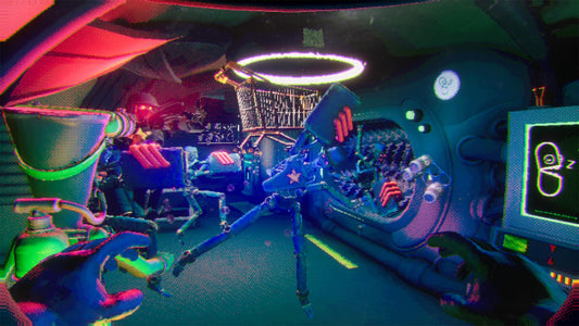 Screenshot of Murky Divers: PharmaCorps Edition for PS5 showing in-game underwater scene with divers exploring a murky environment.