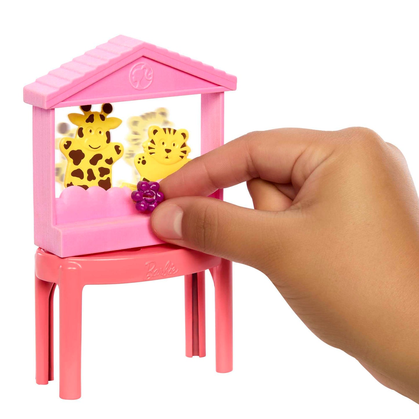 Barbie Skipper Babysitters Inc. daycare playset with 3 dolls, furniture, bunk beds, and color-change easel.