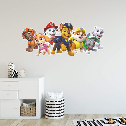 PAW PATROL Group Wall Sticker (60cm Width x 25cm Height)