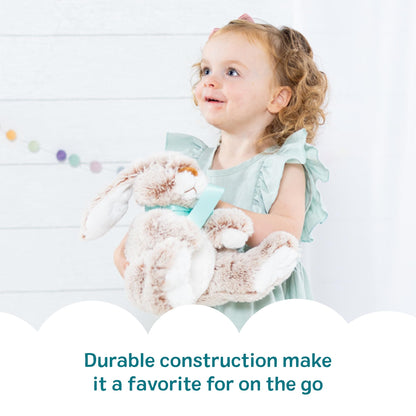 Melissa & Doug Burrow Bunny Rabbit | Plush Toys for Toddlers, Stuffed Animal for Kids, Soft & Fluffy | Age 3+