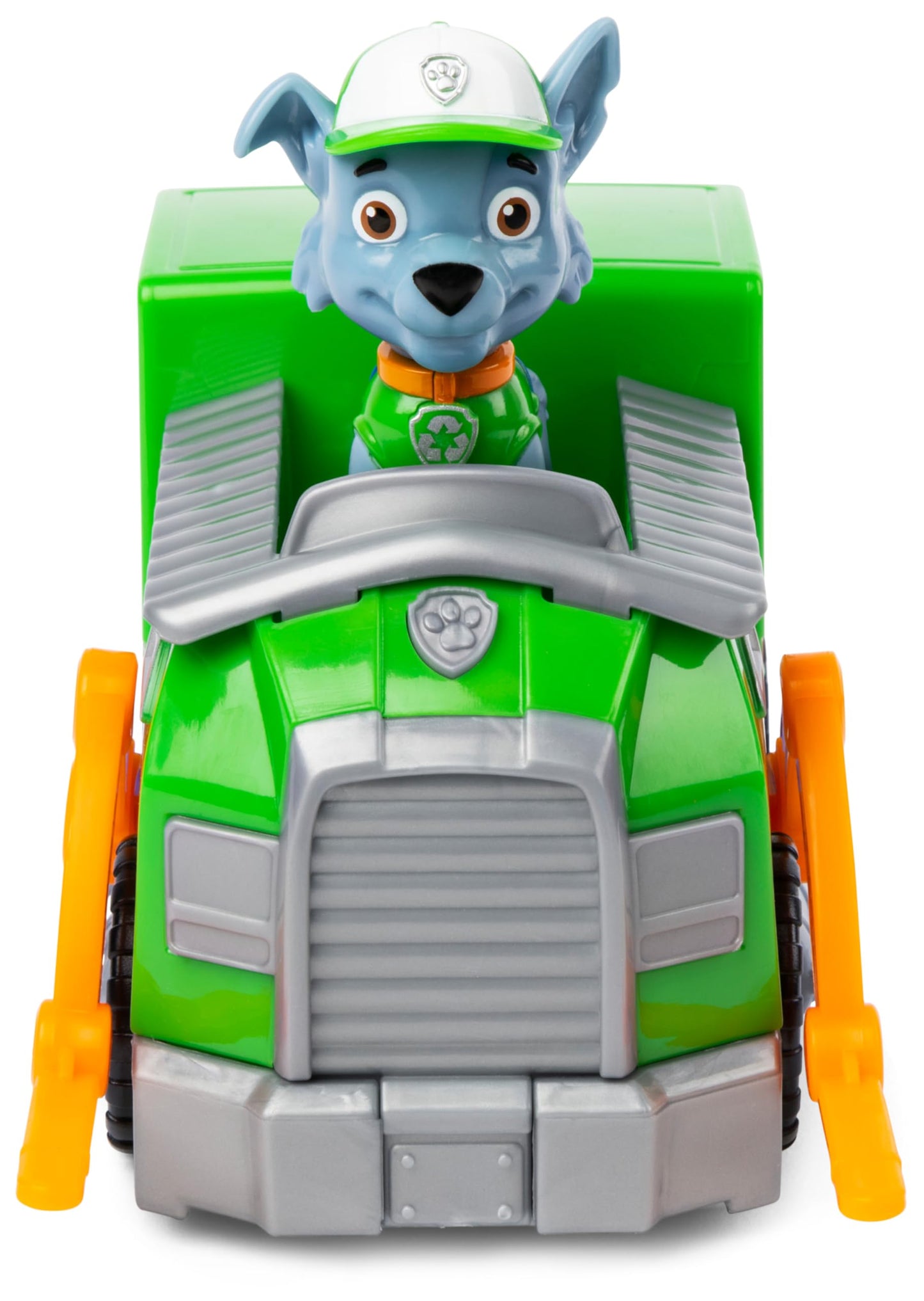 Paw Patrol, Rocky’s Recycle Truck, Toy Truck with Collectible Action Figure, Sustainably Minded Kids’ Toys for Boys & Girls Aged 3 and Up