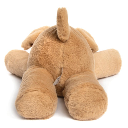 Lesser & Pavey Rpet Pals Muttley Laying Dog Teddy For Kids | Made Up of Recycled Bottles | Stuffed Animal Soft Toys | Ideal For Birthday or Baby Gift