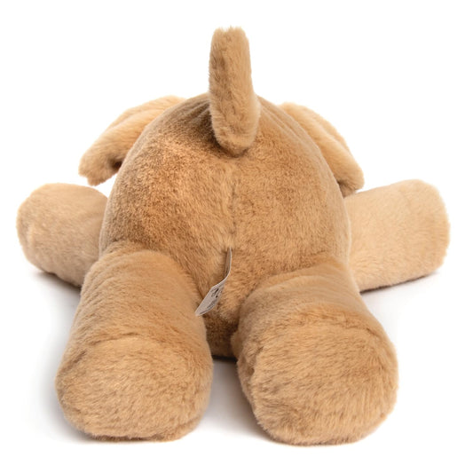 Lesser & Pavey Rpet Pals Muttley Laying Dog Teddy For Kids | Made Up of Recycled Bottles | Stuffed Animal Soft Toys | Ideal For Birthday or Baby Gift