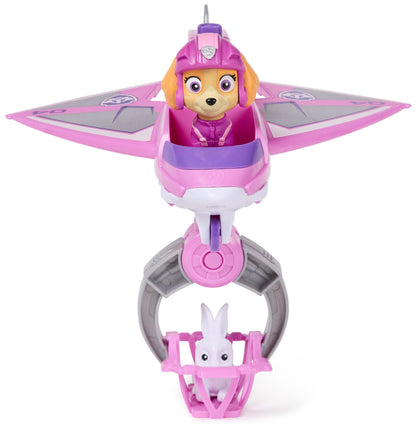 Paw Patrol: Air Rescue Skye Action Figure & Hero Claw Jet Plane with Retractable Claw, Rescue Basket & Bunny, Kids’ Toys for Boys & Girls Aged 3+