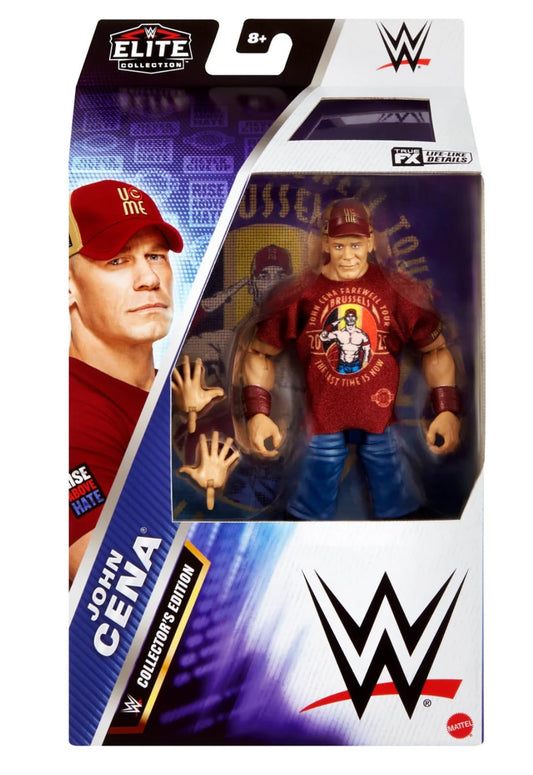 Mattel WWE Elite Action Figure & Accessories, Series #120, 6-inch Collectible John Cena with 25 Articulation Points & Swappable Hands, JGV13