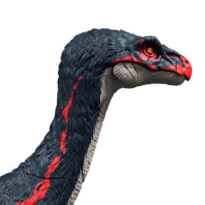 Mattel Jurassic World Chaos Theory Slash N Roar Therizinosaurus Dinosaur Action Figure Toy, Attack Claws & Sound, Digital Play, JCG17