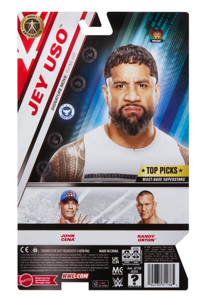 WWE Jey Uso 2025 Main Event Action Figure Top Picks Series Wrestling Action Figure Toy