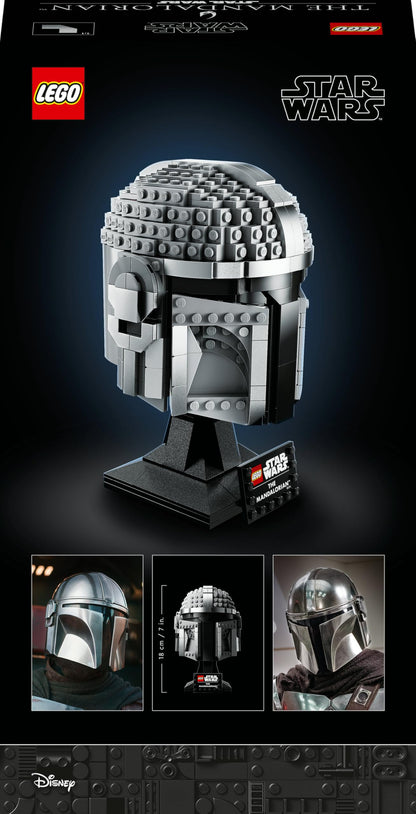 LEGO Star Wars The Mandalorian Helmet Model Building Kit, Collectible Display Set for Adults, Gift Idea for Men, Women, Him or Her 75328