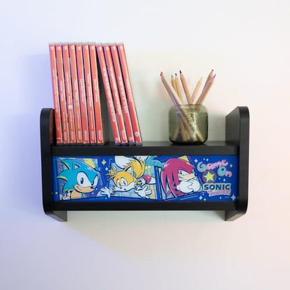 Grupo Erik USB Lamp & Shelf - Sonic The Hedgehog Gifts | Mini Arcade Machine Wall Shelf, Wall Light USB, Mood Light | Gamer Gifts, Gaming Setup Accessories, Sonic Gifts
