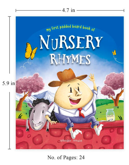 My First Padded Board Books of Nursery Rhymes: Illustrated Classic Nursery Rhymes (My First Book)