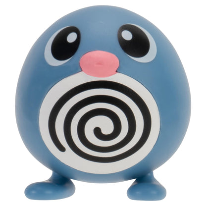 Pokemon Battle Figure 3-Pack featuring Poliwag, Zangoose, and Cyndaquil in dynamic poses.