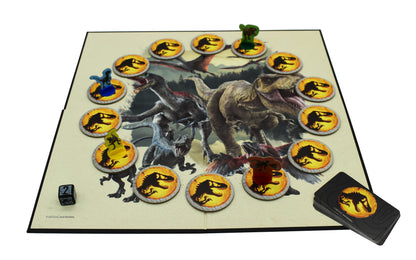 Cartamundi Jurassic World Dino Chase Board Game, Exciting Family Friendly Dinosaur Game, For 2-4 Players, Great Gift For Kids Aged 4+