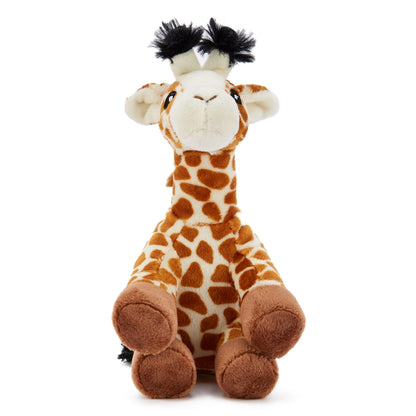 Zappi Co x3 Triple Pack of Childrens Playful Soft Cuddly Plush Toy realistic life like (12-15CM/5-6 Inches) (Elephant + Giraffe +Lion)