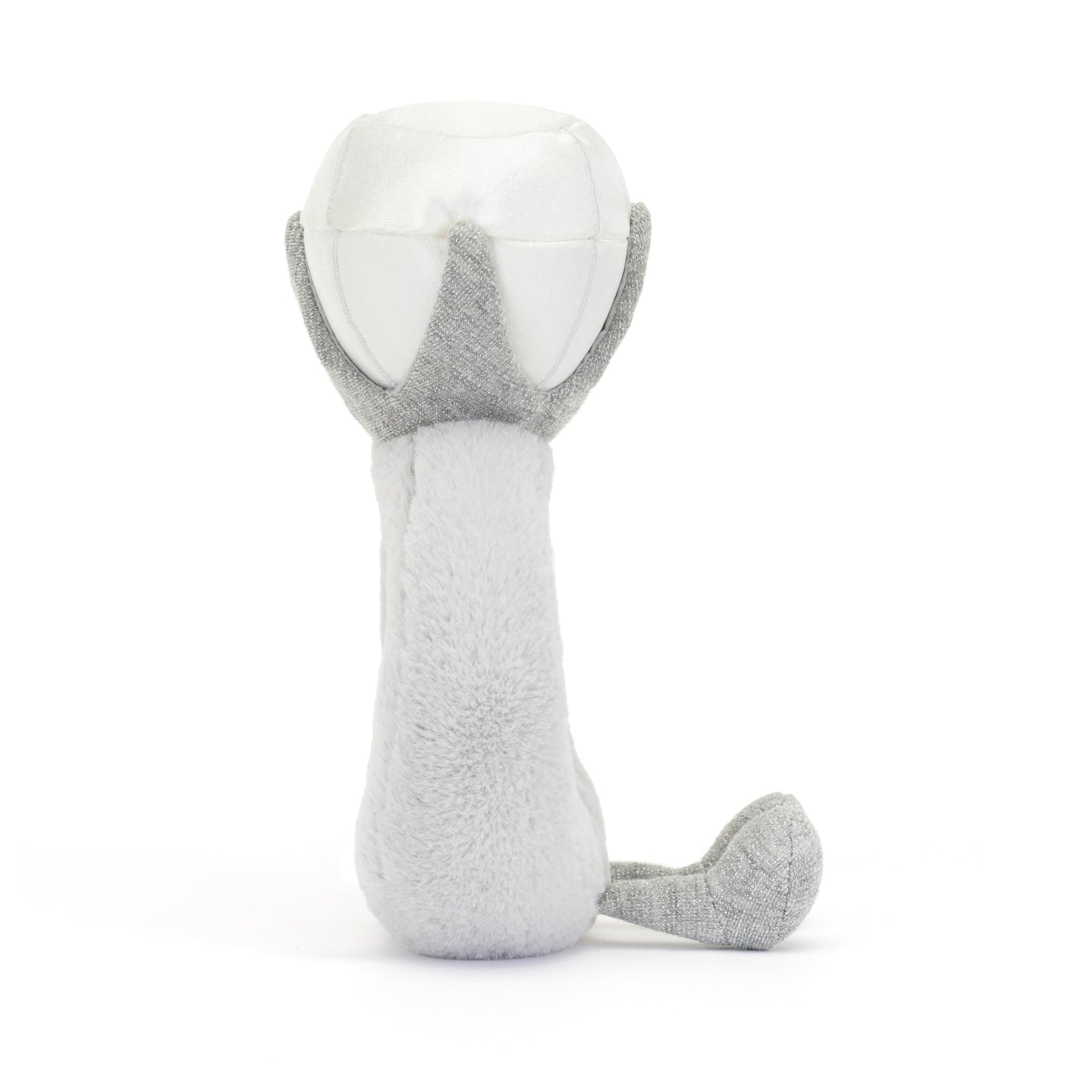 Jellycat Amuseable Diamond Ring plush toy, 20 cm tall, 12 cm wide, featuring a cheerful face and colorful design.