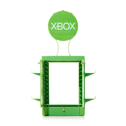 Numskull Xbox Series X gaming accessory locker with space for 10 games, 4 controllers, headset, and accessories, compact and durable.