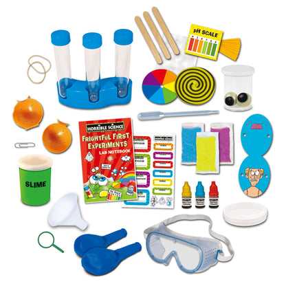 Galt Frightful First Experiments STEM science kit for kids with goggles, test tubes, and experiment guide for children aged 6+