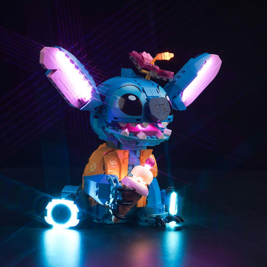 Led Light Set for Lego 43249 Stitch (No Lego), Decoration Lighting Set for Lego Disney Stitch Creative Toys - Standard Version