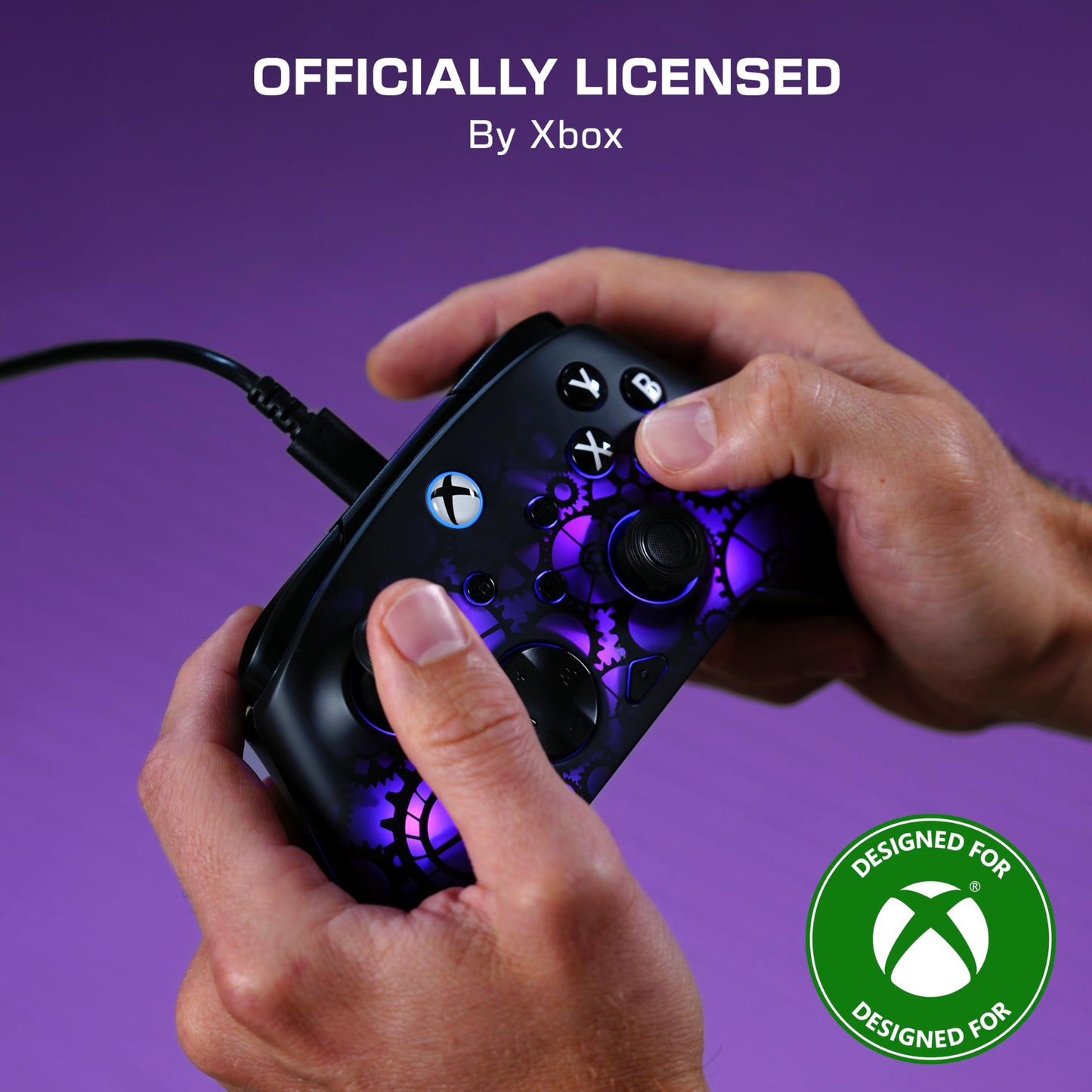 Turtle Beach Afterglow Ignite Time Machine wired gaming controller for Xbox and PC with customizable RGB, remappable buttons, and Hall-Effect triggers