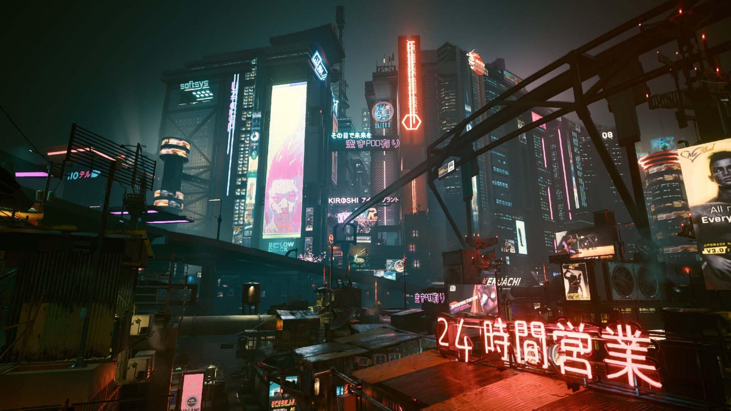 Cyberpunk 2077: Ultimate Edition game for Nintendo Switch by Bandai Namco, featuring colorful cover art and Switch case.
