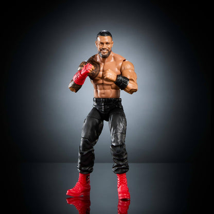 Mattel WWE Elite Collection Action Figure & Accessories, Premium Live Event Roman Reigns Set, SummerSlam with William Regal Build-A-Figure Parts, JCJ55