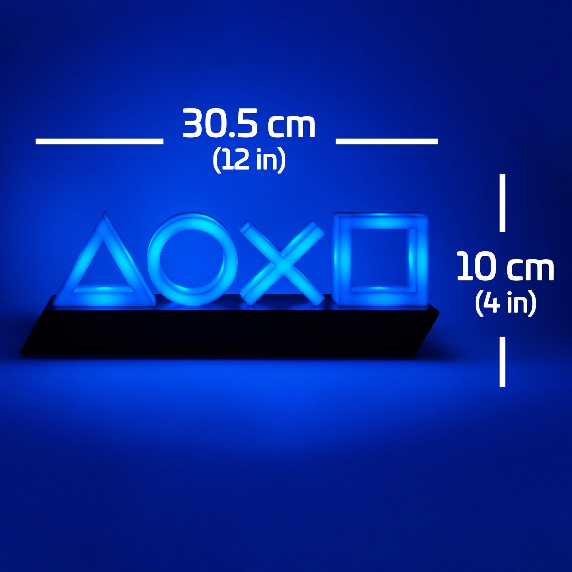 Paladone PlayStation 5 Icons Light with modes and music reactive features, ideal for game room decor.
