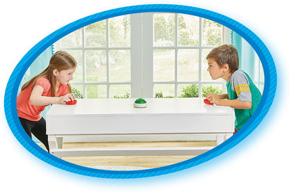 EPOCH Games Super Mario Hover Shell Strike toy with colorful shell and Mario figure on a gaming-themed background.
