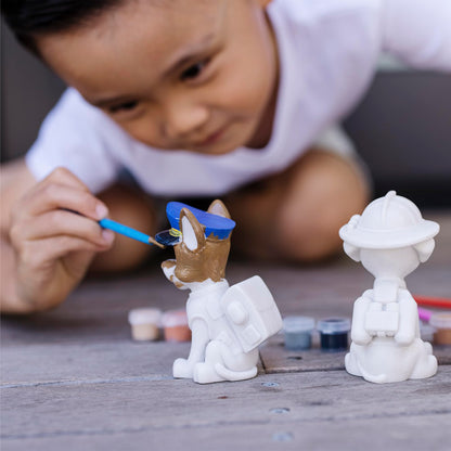 Melissa & Doug PAW Patrol Craft Kit - 3 Decorate Your Own Pup Figurines, Multicolor, 33265