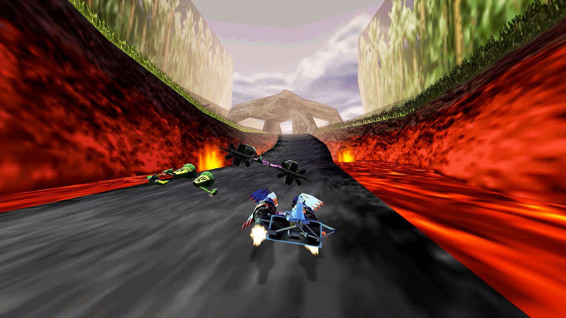 Nintendo Switch Star Wars Racer and Commando Combo game by THQ Nordic, featuring characters and vehicles from the Star Wars universe.
