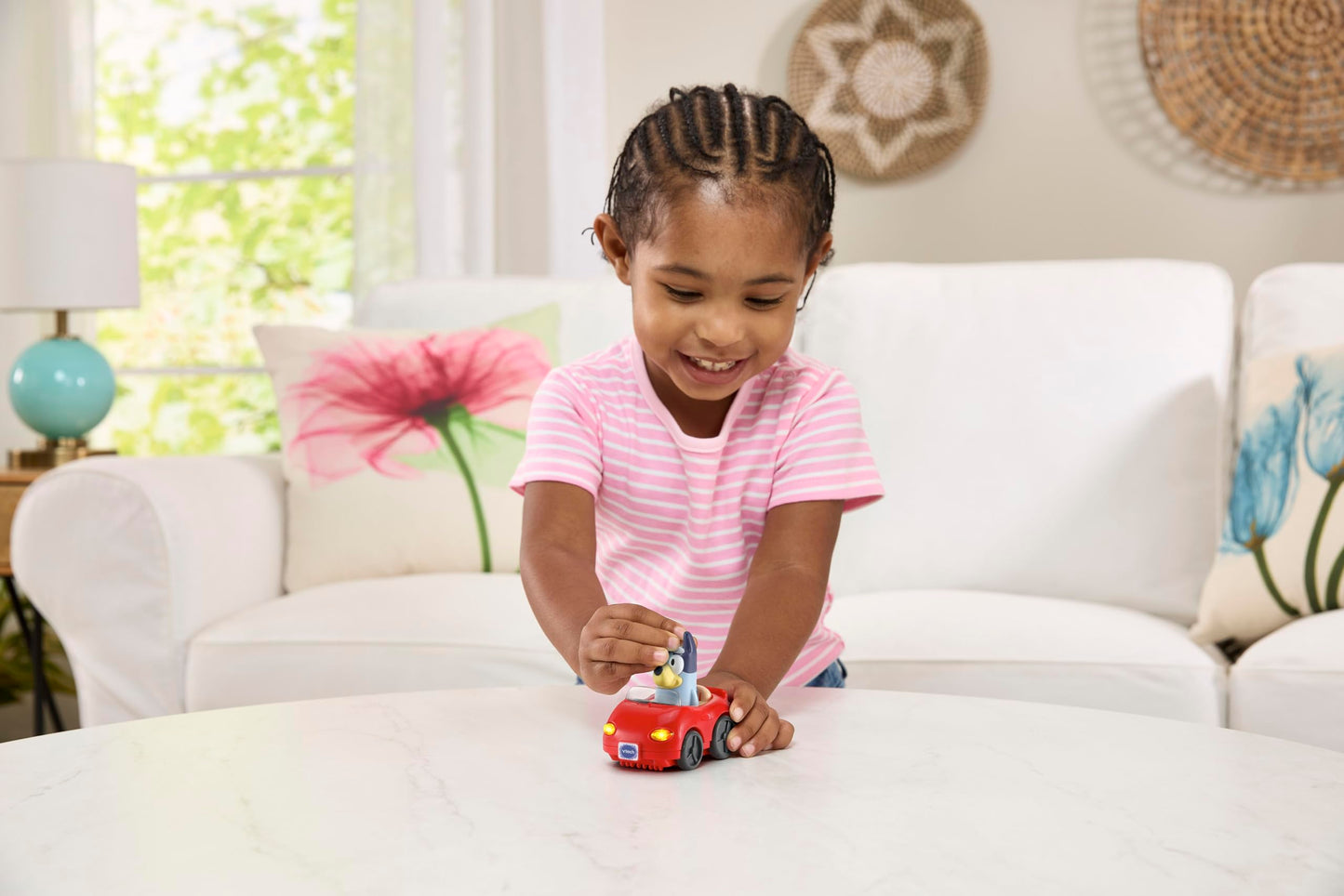 VTech Toot-Toot Drivers Bluey Escape Convertible, Interactive Toddler Toy for Pretend Play with Lights and Sounds, Bluey Toy Car, Suitable for Ages 12 Months, 2, 3, 4 Years Plus, English Version