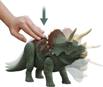 Jurassic World Dominion Survival Instincts Dinosaur Toys, set of 4 Action Figures, Blue, Dilophosaurus and Roar Strikers Megaraptor and Pteranodon Figures  Amazon Exclusive