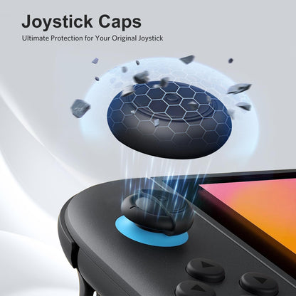 CoBak large capacity carrying case for Nintendo Switch 2 with accessories bundle, screen protectors, thumb grip caps, and game card storage