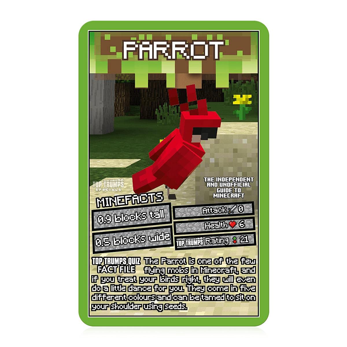 Top Trumps Independent and Unofficial Guide To Minecraft Specials Card Game, find out if Shulkers are stronger than Slimes, gamer gift for ages 6 plus