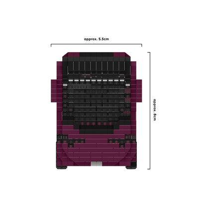 FOCO Officially Licensed Aston Villa FC Football BRXLZ Bricks 3D Coach Toy Model - Premier League Construction Toy - 1347 Pieces - Ages 12+ - Sports Merchandise