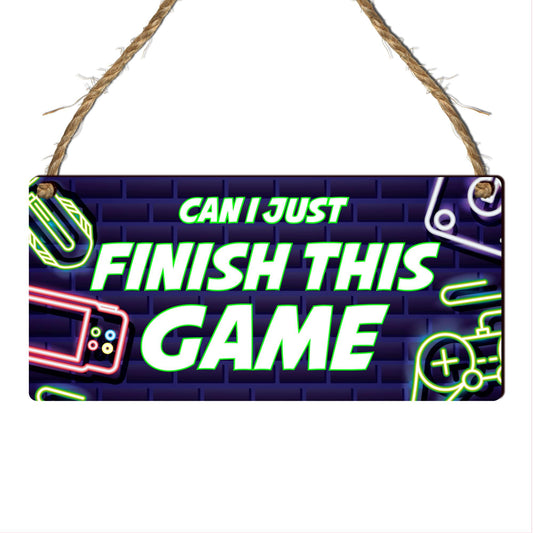 Small wooden gamer plaque by Pixie's Gifts featuring gaming-themed wall decor for Xbox and PlayStation enthusiasts.