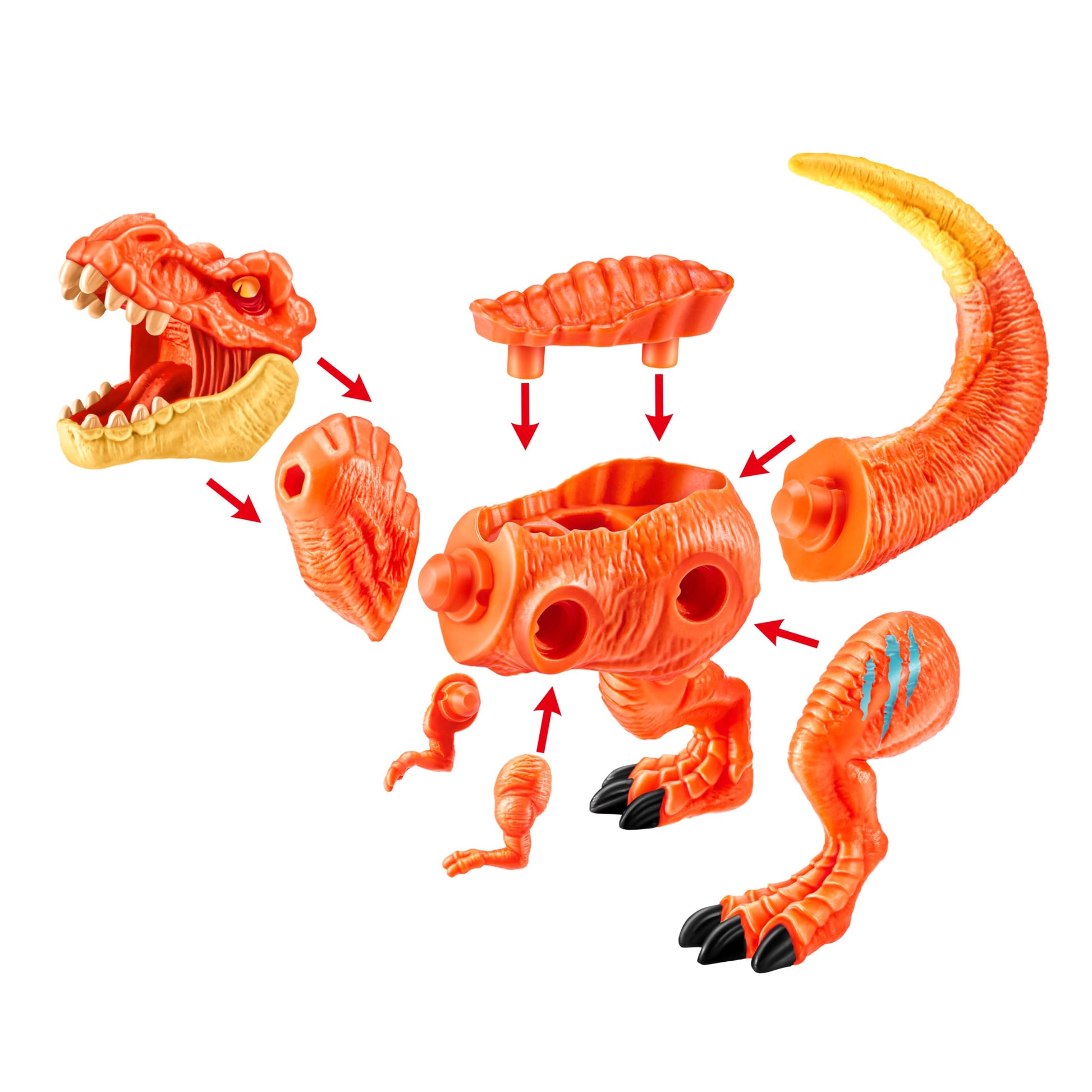 5 Surprise Dino Mix & Match 2 capsules with miniature dinosaur toys, accessories, and unboxing packaging for kids.