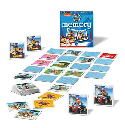 Ravensburger Paw Patrol Toys - Mini Memory Game - Matching Picture Snap Pairs Game For Kids Age 3 Years and Up